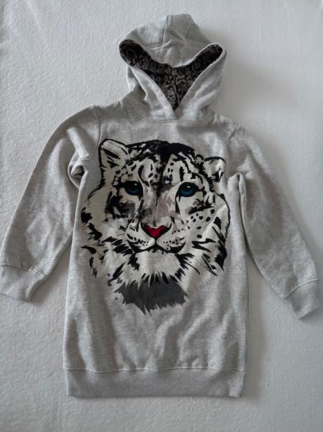 Nová mikina s leopardom bonprix, bonprix,128