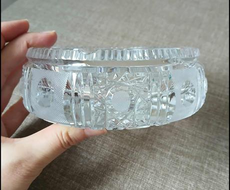 Krásne popolníky bohemia crystal,