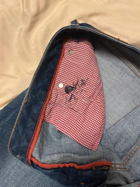 Riflová sukňa, tommy hilfiger,xl