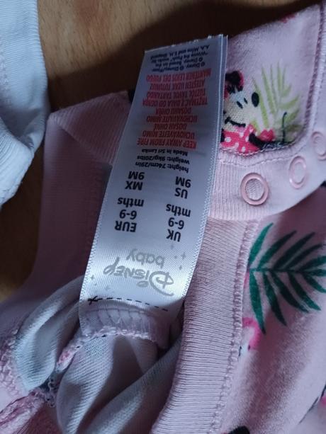 2x body v.74/ 6-9mesiacov, disney,74