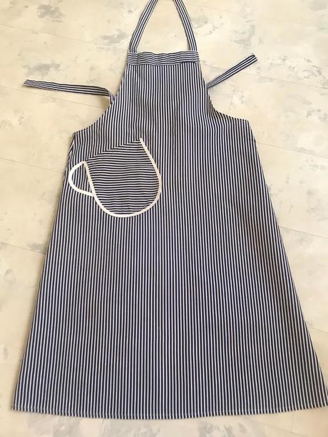 Plátenná bavlnená zástera,