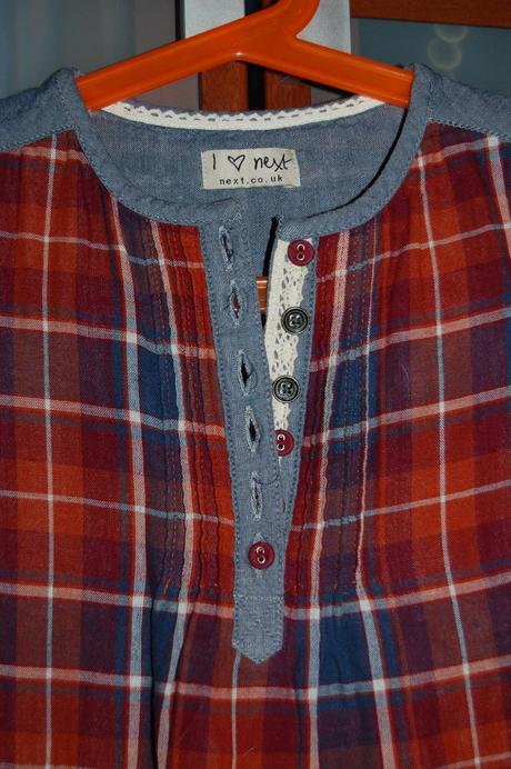 Šaty raz oblecene, next,80