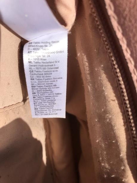 Bledoružová crossbody kabelka, 