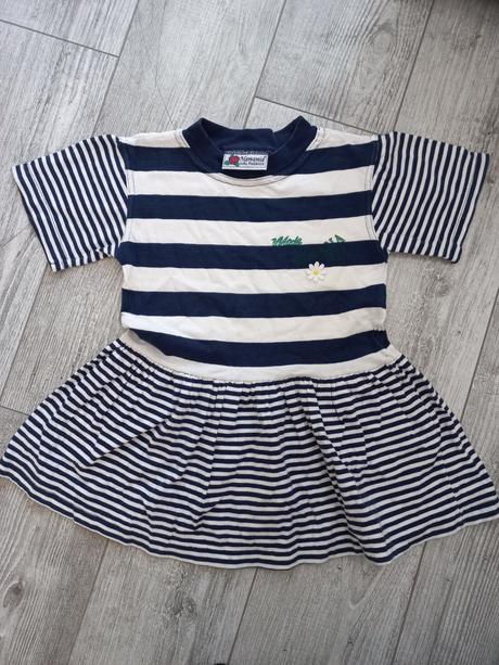 Pásikavé šaty 92, 92