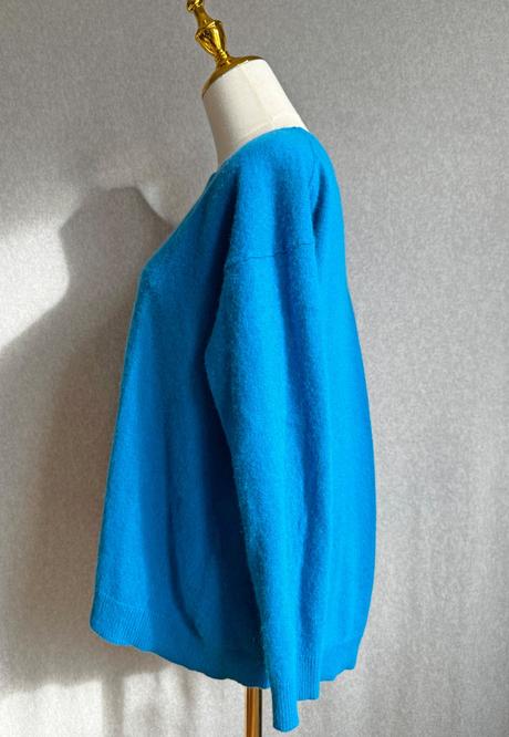 Luxusný hebký pulóver s angorou, s