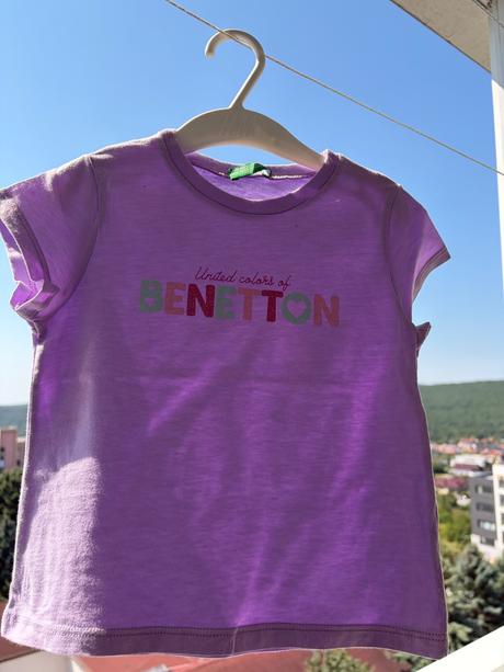 Dievčenské tričko benetton, benetton,98