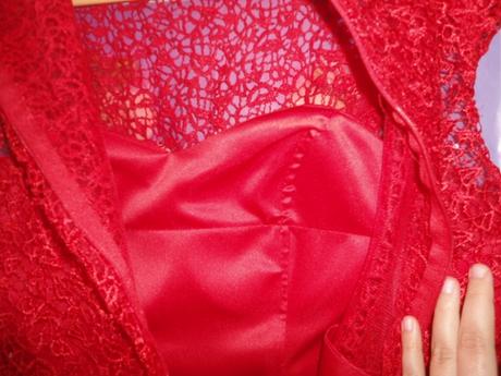 Červené večerné dlhé šaty, bonprix,38