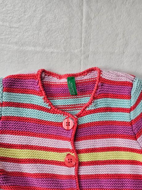 Cvernový svetrik 9-12 mes., benetton,80