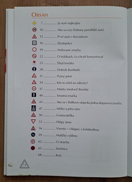 Kniha rozprávky o dopravných značkách, 