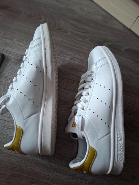 Bielo zlate tenisky adidas, adidas,39