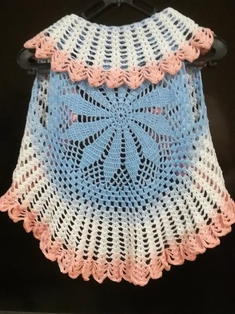 Háčkovaný kardigán pre deti 23, 92 / 104