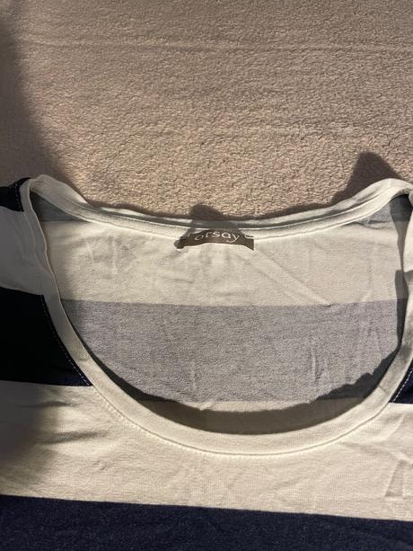 Tričko bielo modré, veľ s, orsay,s