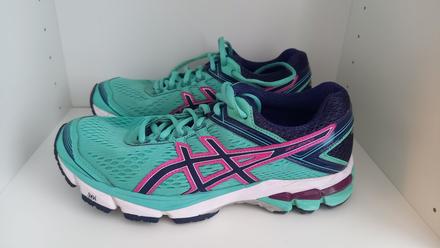 Bežecké tenisky asics aqua mint indigo blue, asics,38