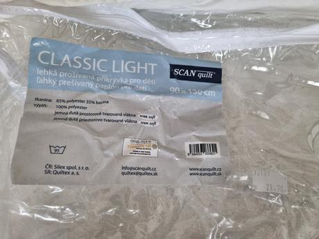 Paplony scanquilt 90 x 130, šírka (cm): 90,dĺžka (cm): 130