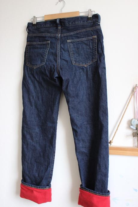 Zateplene fleecom jeansy od 150 cm, gap,152