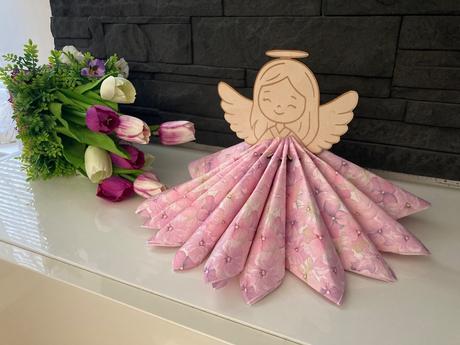 Držiak servitok baletka/ svadba/ anjel, 