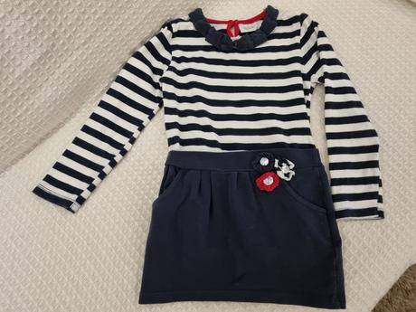 Šaty elastické s dlhým rukávom, 104