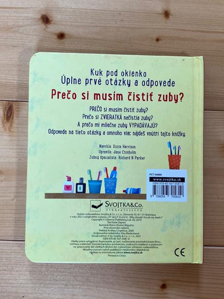 Kniha svojtka preco si musim cistit zuby,