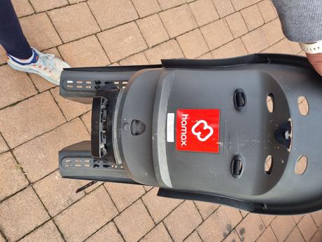 Hamax siesta, zadna polohovatelna cyklosedacka,