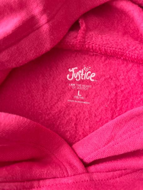 Justice mikina vel.m-l, m