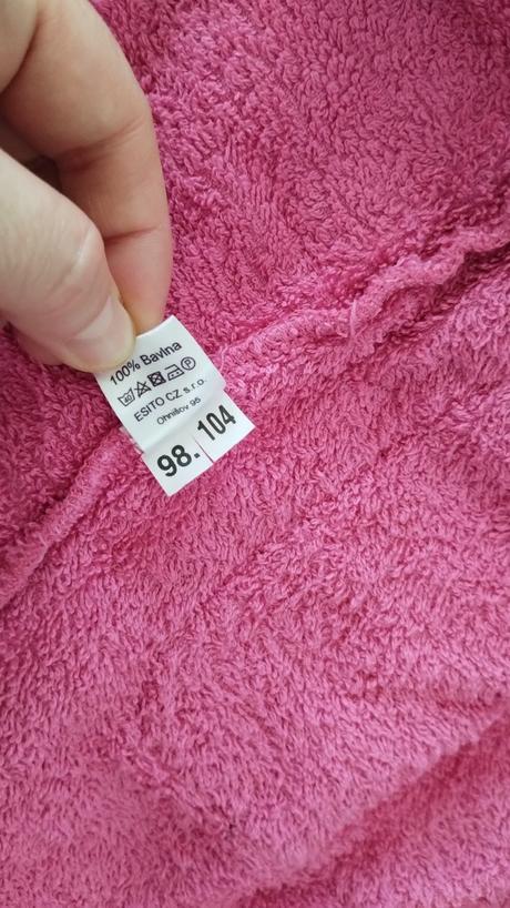 Froté župan 98/104, esito,98