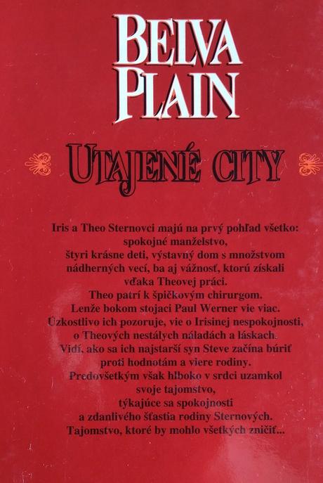 Utajené city, belva plain, gemini, 1994, tvrdá väz, 