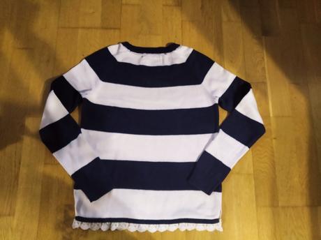 Krásny svetrík s madeirou, h&m,134