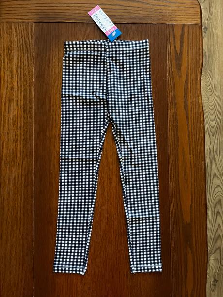 Legínky s kockami so šachovnicovým vzorom, kids,122 / 128