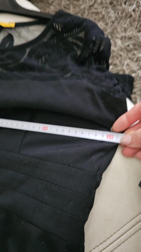Šaty puzdrové s krajkou, h&m,m