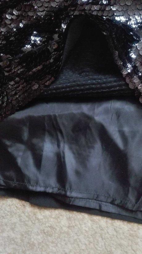 Sukňa s flitrami, 44