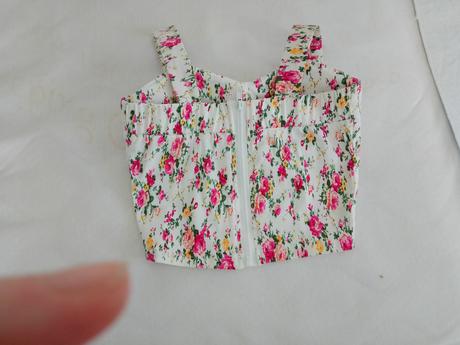 Trička crop top, xs