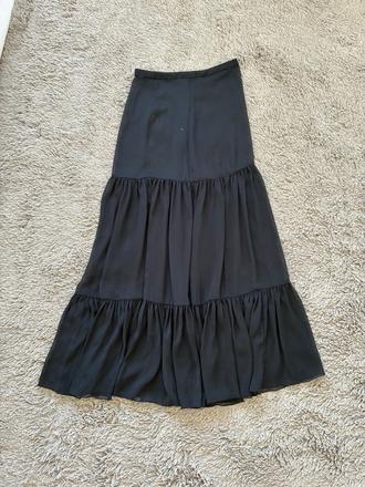 Priesvitná sukňa, h&m,s