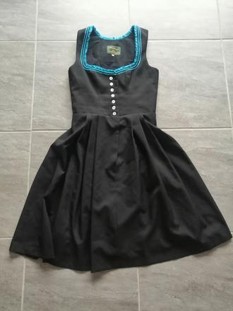 Živôtikové čierne šaty v36, 36