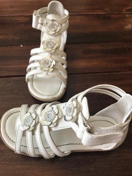 Biele sandalky c.26, cupcake,26