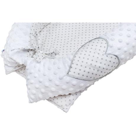 Luxusné hniezdočko pre bábätko biele,