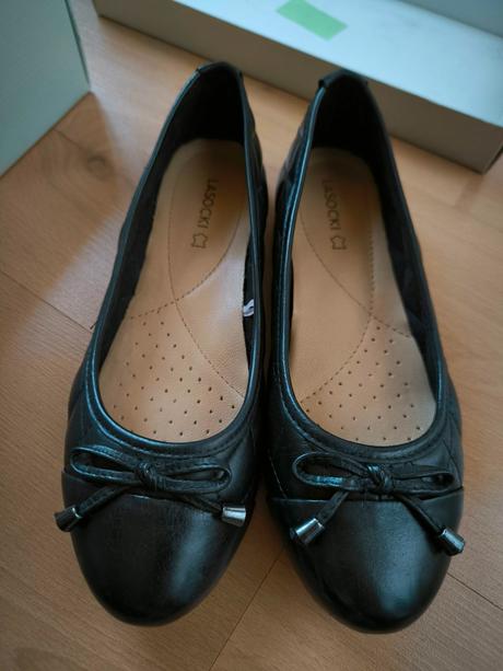 Kožené baleríny lasocki, lasocki,37