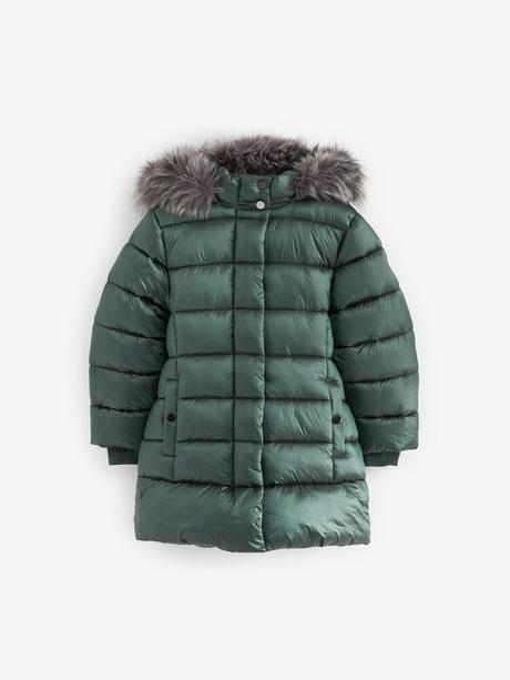 Next úžasná veľmi dobre zateplená zelená bunda, next,128