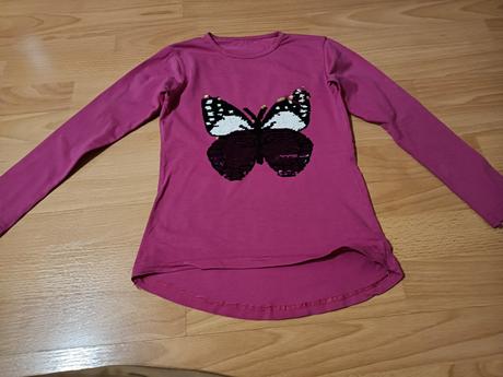 Dievčenské tričko s dlhým rukávom, 