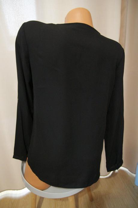 Čierna blúzka so zipsom, l, l