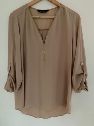 Blúzka so zipsom vo výstrihu, dorothy perkins,42