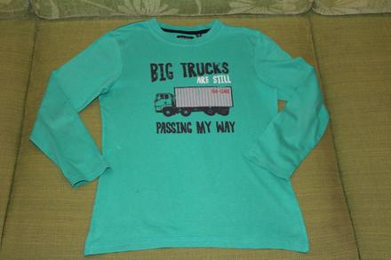 Tričko s kamiónom blue seven, 128