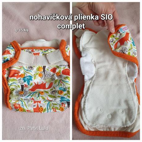 Kompletný balík látkových plienok, petit lulu,7 kg - 18 kg