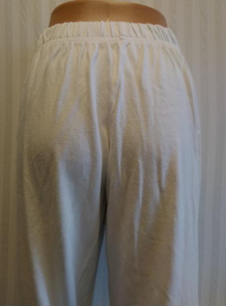 Dámske biele tepláky, meltemi, l