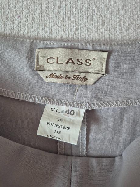 Sivé low waist nohavice, s