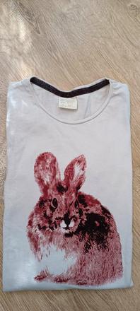 Tričko  so zajkom,veľ.140,zn.zara, zara,140