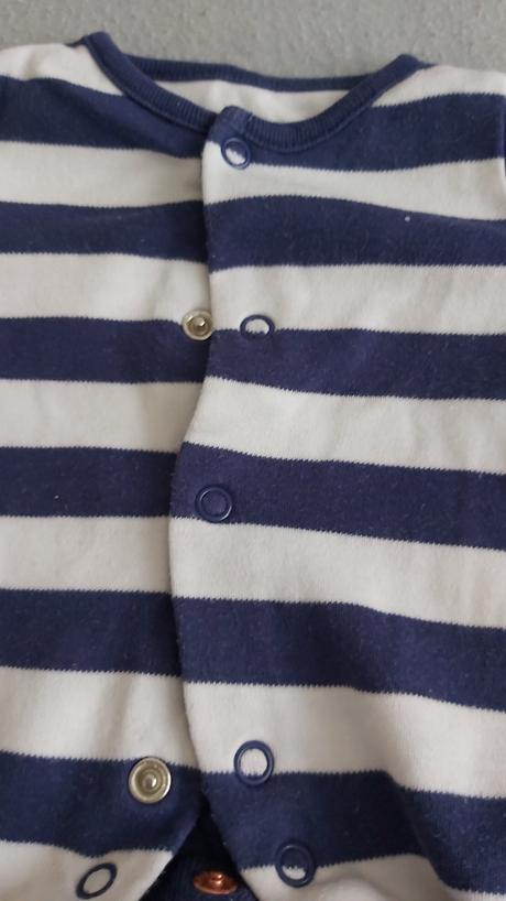 3x overal/pyžamko pásikové 50, f&f,50