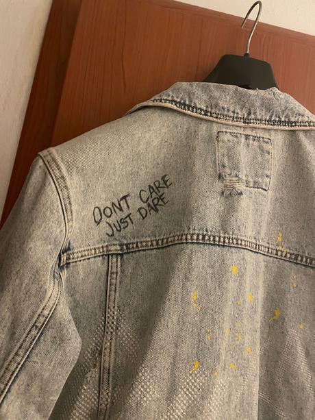 Zara trendy extravagantna riflova bunda, zara,38