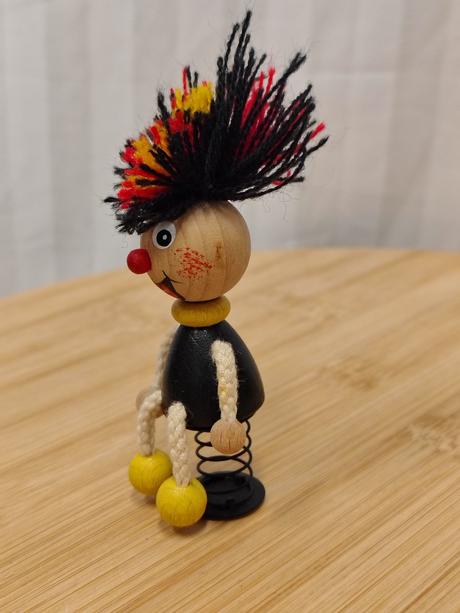 Zberateľský pérák germany punk na pružine, 9,5 cm,