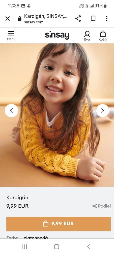 Svetrík, sinsay,110