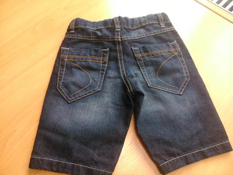 Nenosené riflové 3/4 nohavice, palomino,104